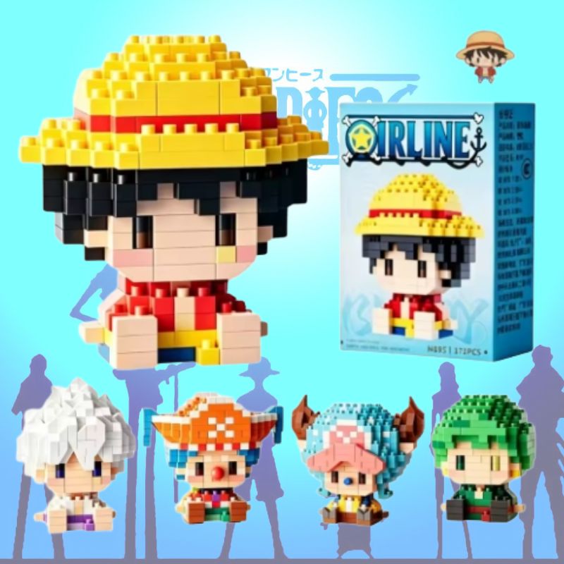 ONE PIECE Sun God Nika Luffy M - Building Block Mini 评论和价格