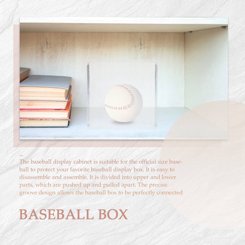4Pcs Baseball Display Case,UV  - Display Case Acrylic 评论和价格