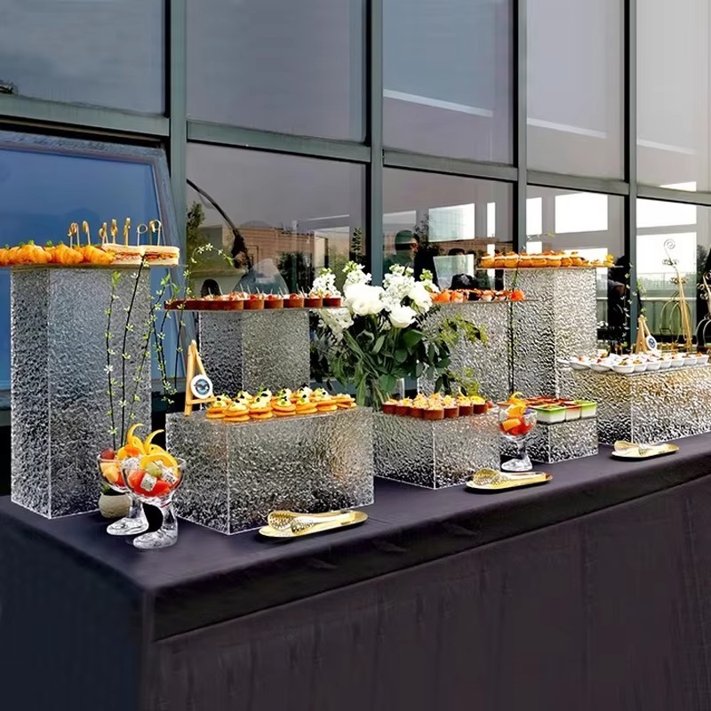 Transparent Acrylic Box Transp - Display Risers Set 评论和价格