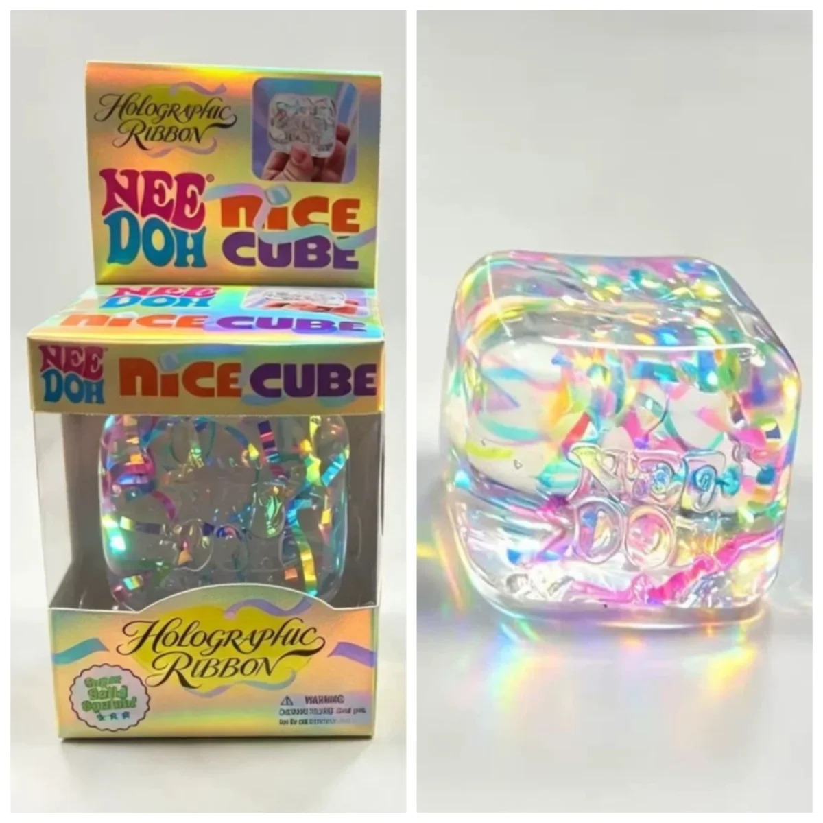 Transparent Cube Squishy NeeDo - Fidget Cube Original 评论和价格