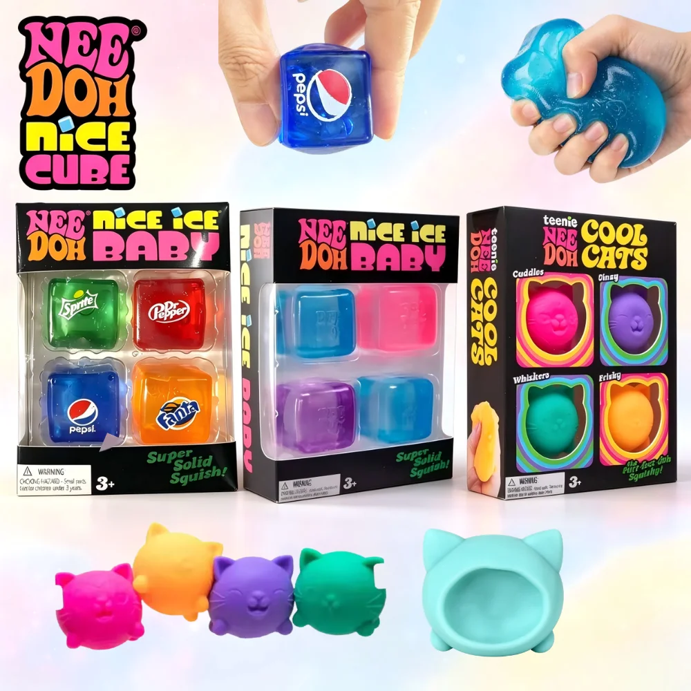 2026 New NeeDoh Mini 4 Pack Ni - Fidget Cube Original 评论和价格