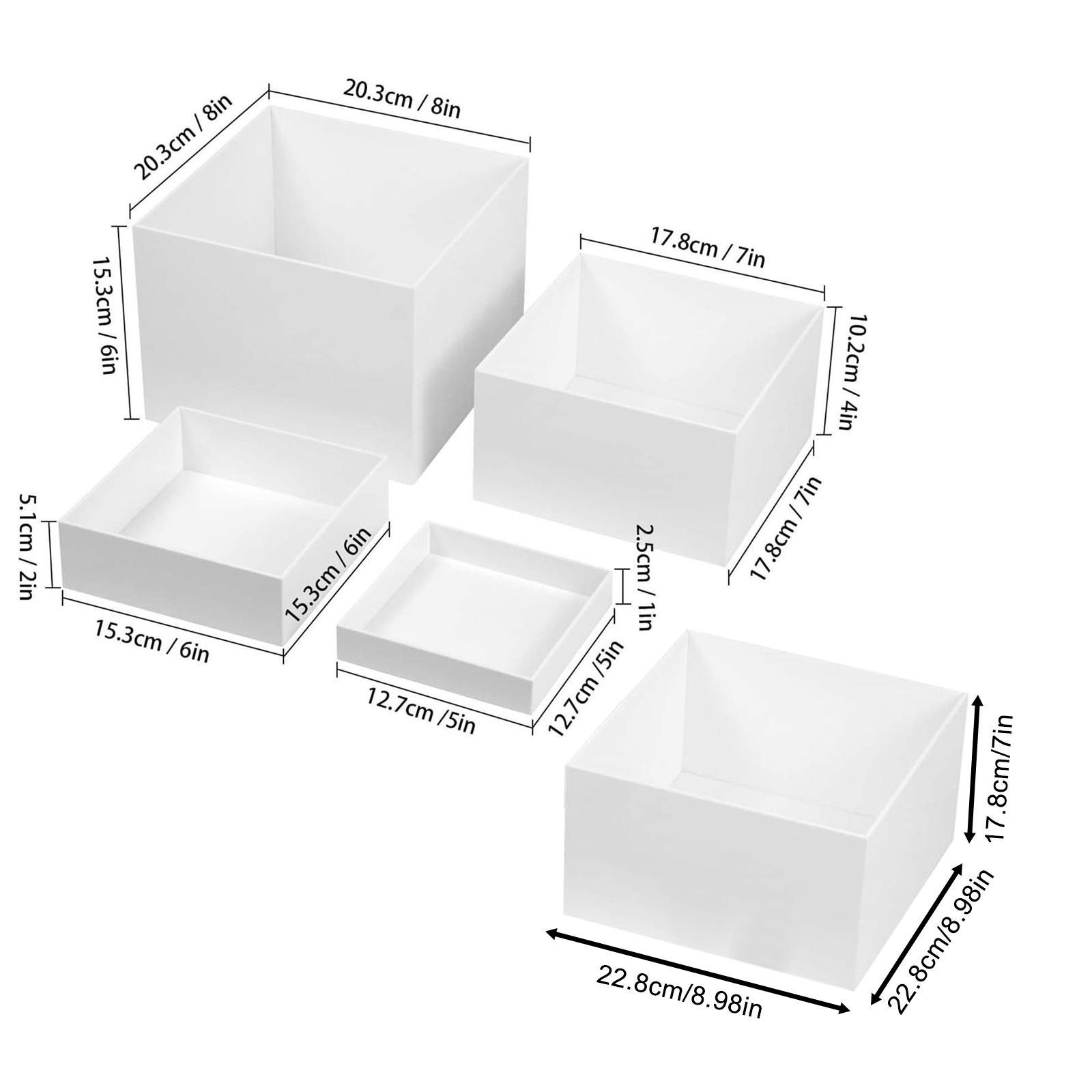 Stackable Buffet Riser and Sta - Display Risers Set 评论和价格