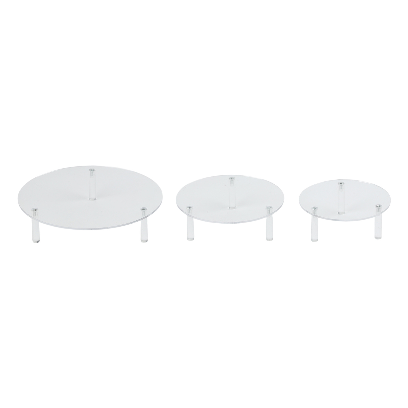 Clear Acrylic Display Risers S - Display Risers Set 评论和价格
